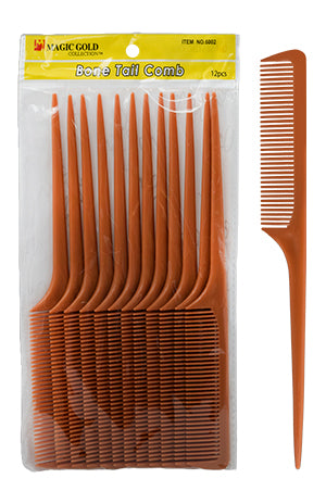 MAGIC GOLD Bone Tail Comb- Plastic
Sareya Beauty Supply Store.
Beauty Supply Store.